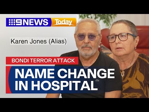 Bondi terror victim says name was changed in hospital | 9 News Australia