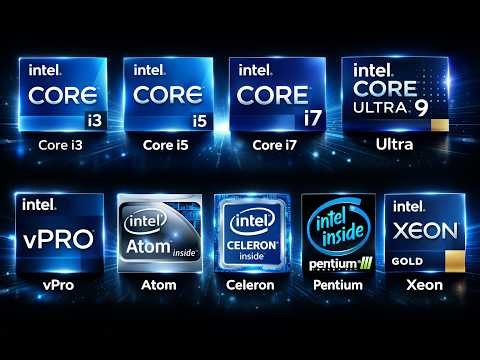 🔥 Every Intel CPU Explained in 9 Minutes | Complete Beginner Guide 🔥
