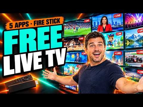 5 Best FREE Live TV Apps for Fire Stick (2026) 📺 No Cable Needed