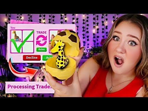 Whatever EGG I OPEN I Trade In ADOPT ME, In REAL LIFE... (FAIL)