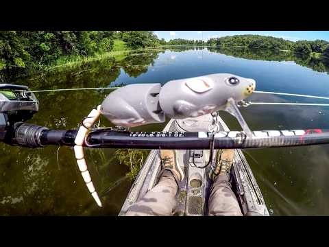 Fishing A Rat Lure On A New Lake!