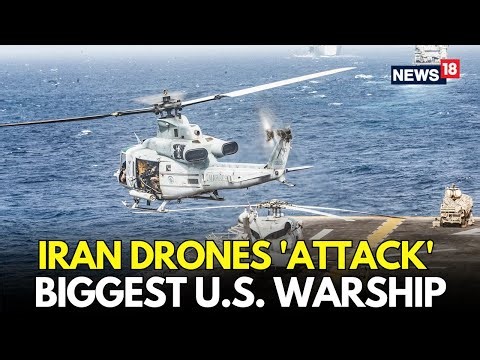 BREAKING: US Military Shoots Down Iranian Drone Near US Warship Aircraft Carrier | World War 3 Soon?