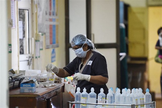 Indian authorities order Covid-style measures as swine flu overwhelms hospitals