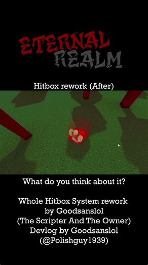 Showcase Hitbox system rework (Short Devlog 15) #roblox #robloxgamedesign #robloxgameplay
