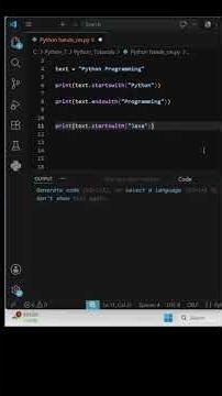 Python Hands-On #39 | Check String Starts With & Ends With in Python | Python Interview Questions