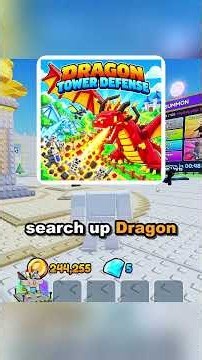 This Dragon is OVERPOWERED in Dragon Tower Defense. #roblox #towerdefense #tds #ttd #tdx #ctd #atd