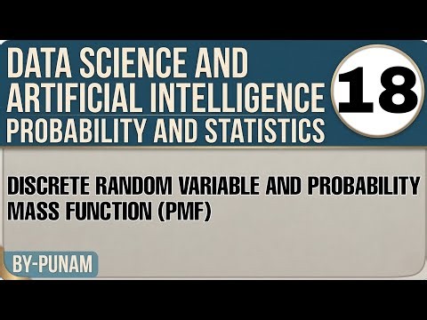Discrete random variable and Probability mass function (PMF) |ONE SHOT VIDEO |Statistics by Punam |