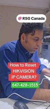 how to reset hikvision ip camera ? #hikvision #ipcamera #securitycamera #reset #securitysystem
