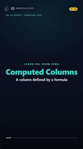 EP65 SQL Computed Columns Explained