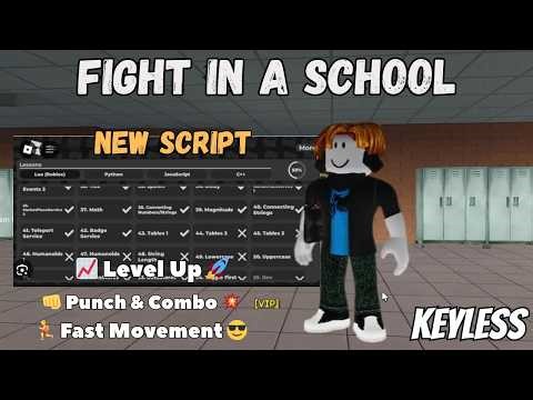 🚀 Fight In A School Script 2026 (KEYLESS & FREE) | Auto Kill, Kill Aura, Hitbox ESP (Mobile & PC)