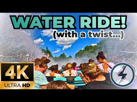 Escape From Pompeii Back Seat On-Ride (4K No-Copyright) August 2024 - Busch Gardens VA