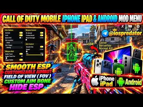 COD Mobile Hack/Mod Menu iOS & Android ! CODM Mod Menu 2026 ! [ WallHack + AimBot ]