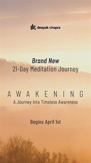 A brand-new 21-Day Meditation Journey is here!