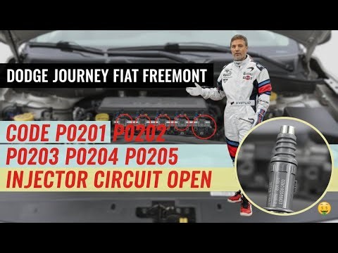 FIX P0201 P0202 P0203 P0204 P0205 P0206: Dodge Journey Injector Circuit Open Guide