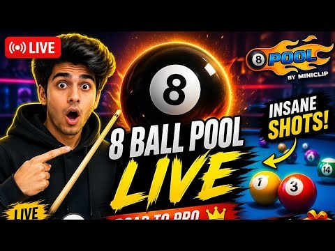 🔴 8 Ball Pool Live 🎱 #8ballpool #livegaming #gaminglive