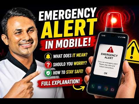 🚨Emergency Alert on Your Phone – What It REALLY Means! Loud Alert Sound Explained🚨 #emergencyalert