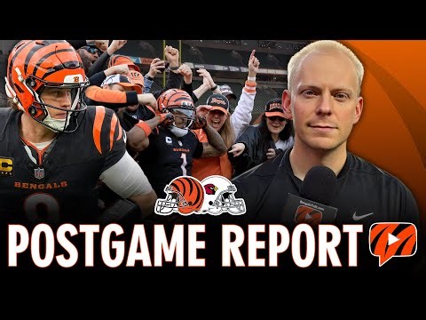 Postgame Report: Joe Burrow, Ja’Marr Chase Power Bengals’ 37-14 Win Over Cardinals