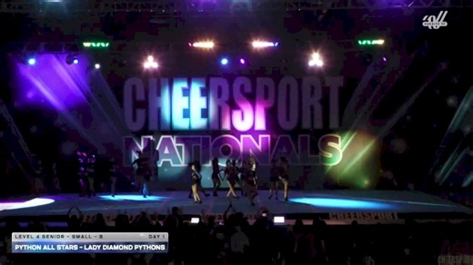 Python All Stars - Lady Diamond Pythons [2026 L4 Senior - Small - B Day 1] 2026 CHEERSPORT National All Star Cheerleading Championship
