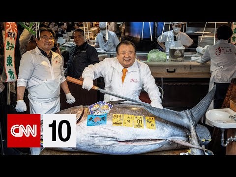 The multi-million dollar tuna sold at 2026's first fish market sale | January 6, 2026