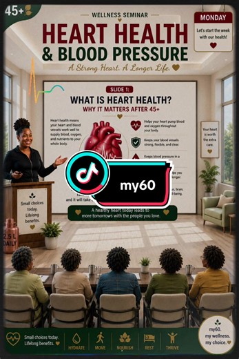 #Hearthealth#BloodPressure#45PlusWellness #healthyAging