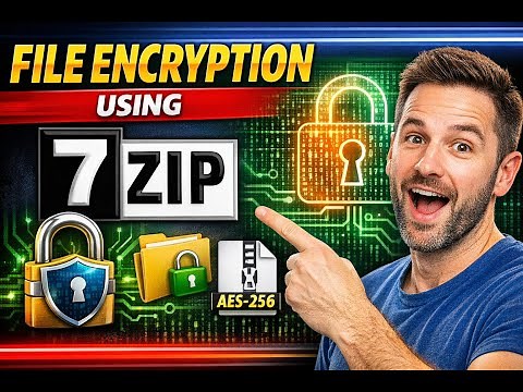 File Encryption Using 7-Zip | Protect Your Files with AES-256