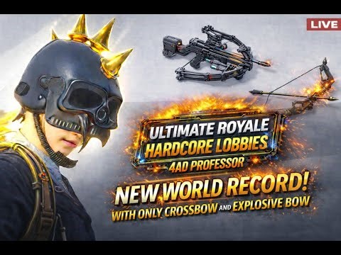 New World 🌎 Record 🌚Only Crossbow And ExplosiveBow💀In Ultimate Royale…..