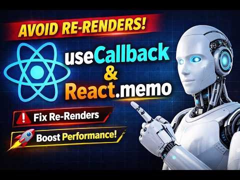 React useCallback & React.memo Explained | Stop Unnecessary Re-Renders 🚀