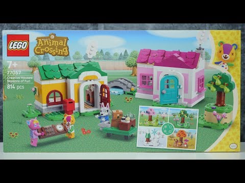 LEGO Animal Crossing 77057 Creative Houses Seasons of Fun - LEGO Speed Build Review