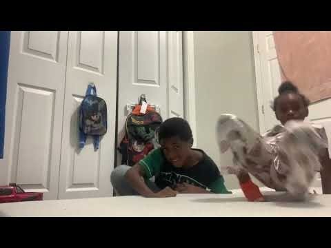 Wrestling with my cousin