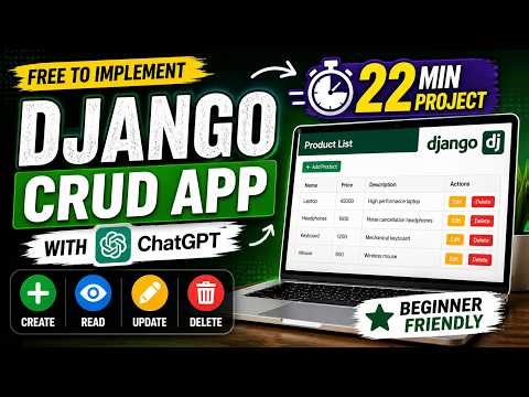Learn Django Fast: CRUD Application with Templates + ChatGPT Assistance