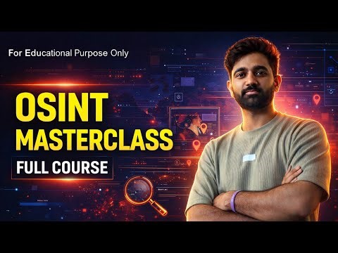 🔒OSINT Full tutorial (Beginner to Advanced)| Ethical Hacking& Cybersecurity Awareness| Hackethics138