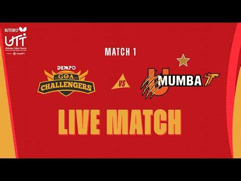 Ultimate Table Tennis Season 7 LIVE MATCH | Dempo Goa Challengers vs U Mumba TT