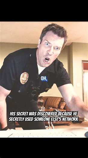 His secret was discovered because he secretly used someone else's network#shortvideo #shorts