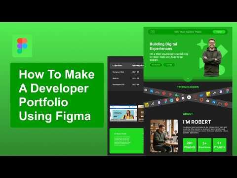 How To Make A Developer Portfolio Using Figma