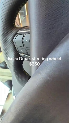 Isuzu D-Max steering wheel price — $350 aftermarket replacement