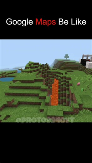 Trusting Google Maps be like...😭 |Ft. ‎⁨@minecraft⁩ | @Proto9940YT | #minecraft #minecraftshorts
