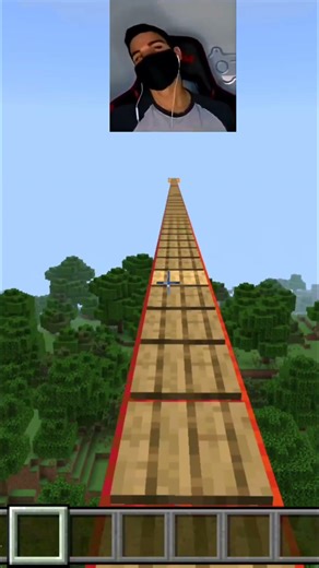 TNT Run Failed 😱 (99%) #shorts #minecraft