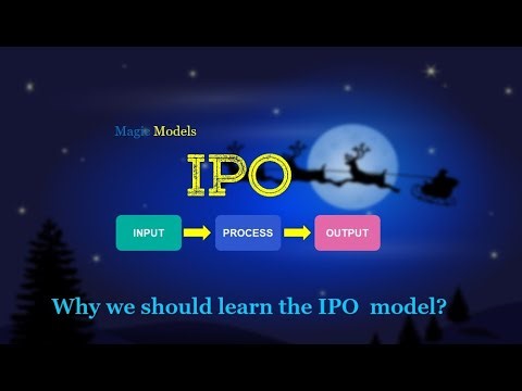 Why we should learn the IPO model