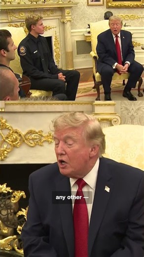 Trump meets with 16-year-old lifeguard who saved boy in California