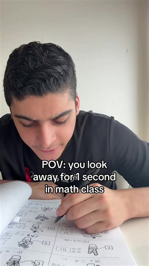 POV: You Look Away For 1 Second In Math Class - Funny School POV