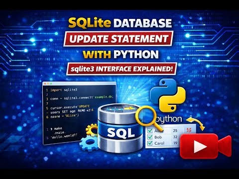 Video - SQL UPDATE statement