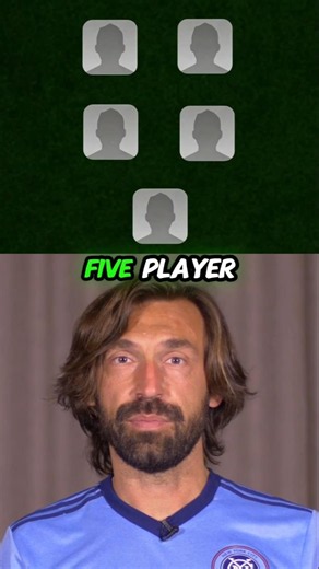 Andrea Pirlo Picked His 5-A-side Team 😱🔥#efootball #efootball2025 #shorts