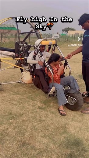 Kaveri on Instagram: "#paramotoring#vizagparagliding#paramotorgirls @vihangadventures"