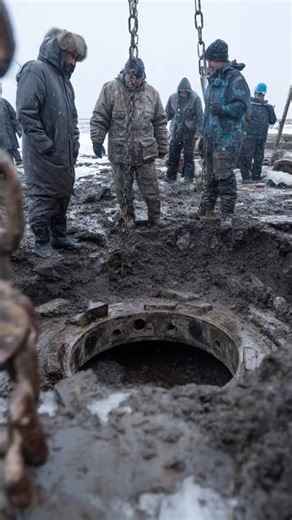 A Giant Metal Ring Buried Deep in Permafrost