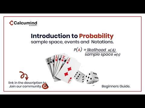 Introduction to Probability: Sample Space, Events and Practice Questions. #calcumind #probability