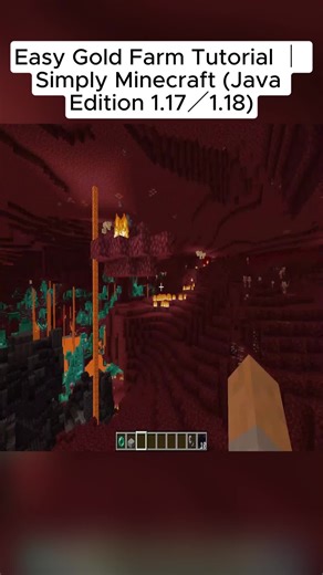 Easy Gold Farm Tutorial ｜ Simply Minecraft (Java E#vairalvideo
