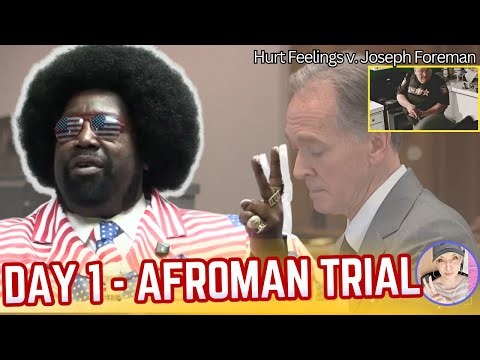 AFROMAN TRIAL - Let's Watch Day 1! Two Cops Suing Joseph Foreman Take the Stand