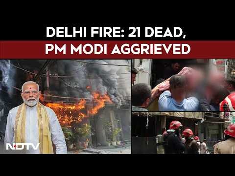 Delhi Fire Tragedy: 21 Dead, Several Injured, PM Modi Aggrieved