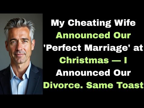 My Cheating Wife Announced Our 'Perfect Marriage' at Christmas — I Announced Our Divorce. Same Toast