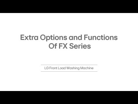 New Front Load Washing Machine with digital display-Additional Features | LG India